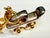 Mid-Century Silver- and Gold-Plated Baby Carriage Artist Pendant Jewelry in the style of Cartier, 1960s For Sale - Image 11 of 13