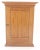 Victorian Victorian Solid Walnut Hanging Flat Wall Cabinet for Keys Crown Top MINT For Sale - Image 3 of 8
