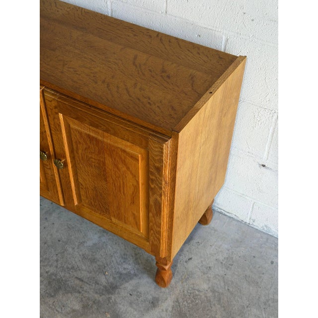 Danish Oak Small Storage Cabinet Mid-Century Modern 1970s For Sale In Los Angeles - Image 6 of 10