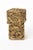 Abstract Vintage French Bronze Twisted Square Cube Sculptures Signed by Yascal, 1980's Pair Of For Sale - Image 3 of 11