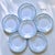 19th Century French Plates with Caumartin Pattern from KG Lunéville, 1890, Set of 6 For Sale - Image 6 of 7