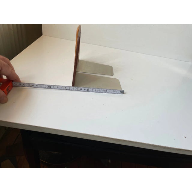 1960s Mid-Century Scandinavian Teak Bookends, 1960s, Set of 2 For Sale - Image 5 of 6