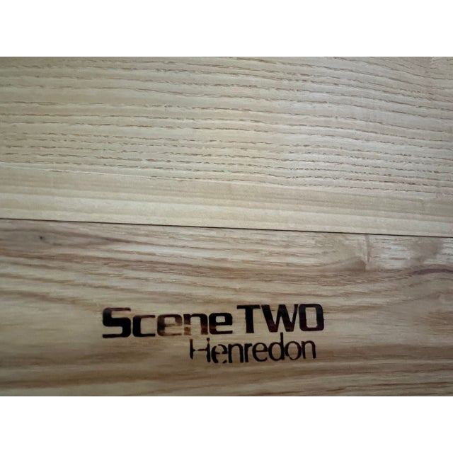 Vintage Henredon Scene Two King Size Storage Headboard and Bed Frame For Sale - Image 13 of 13