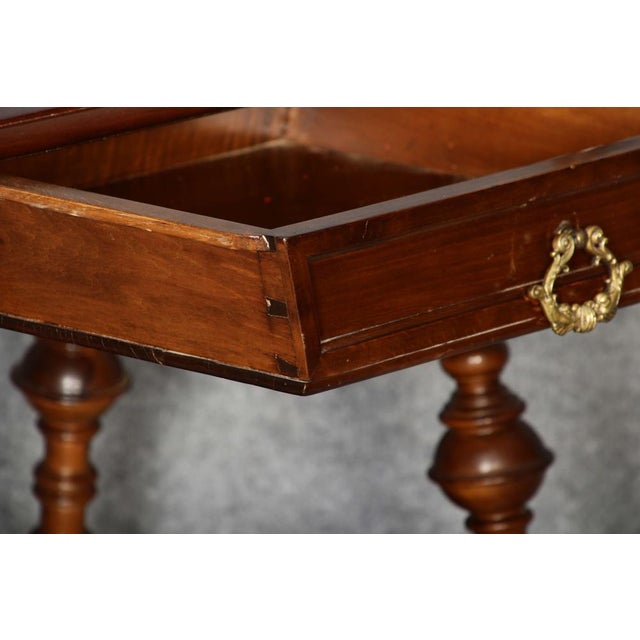 Antique Side Table in Walnut, 1880 For Sale - Image 12 of 17