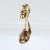 Modern Modernist Biomorphic 14K Gold Yellow Diamond & Baroque Pearl Brooch or Pin For Sale - Image 3 of 10
