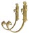 French Bronze Curtain Tiebacks, Early 20th Century, Set of 2 For Sale