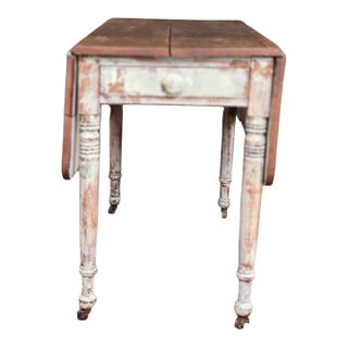 Antique Drop Leaf Table For Sale