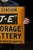 Early 20th Century "J-E" Storage Battery Flange Sign For Sale - Image 9 of 10