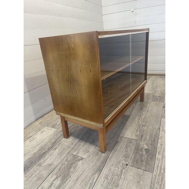 A- 388 vintage dresser – commode-bar by tatra nabytok with glass sliding doors +-1970 in superb condition we replaced the...