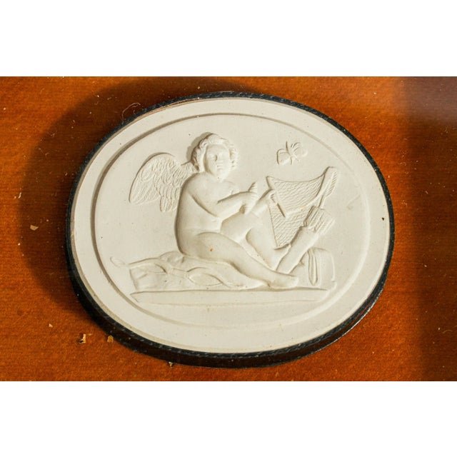 Late 19th Century Fabulous Collection Antique Grand Tour Plaster Intaglios, Set of 4 Framed Neoclassical Cameo Reliefs, 19th Century Classical Art Home Decor For Sale - Image 5 of 14