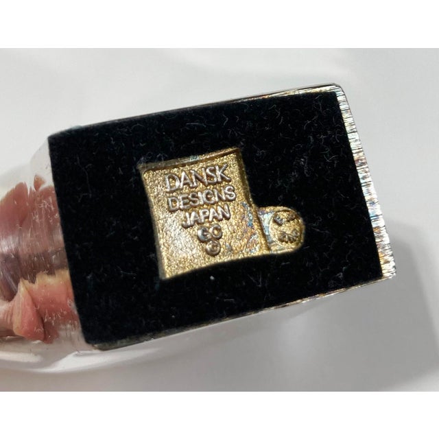 Metal Vintage Dansk Silver Plate Polar Bear Paper Weight For Sale - Image 7 of 7