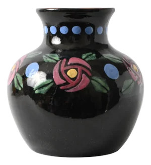 Belgian Art Deco Pottery Vase, 1920s
