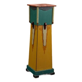 1920s Amsterdam School Pedestal For Sale