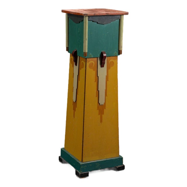 1920s Amsterdam School Pedestal For Sale