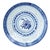 Chinoiserie Late 20th Century Blue and White Rice Eye Chinoiserie Decorative Plates - Set of 2 For Sale - Image 3 of 6