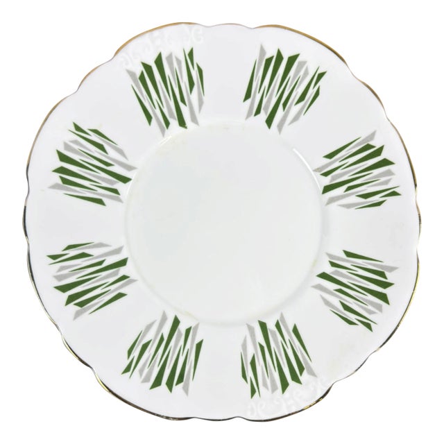 Vintage English Elkinbro Fine Bone China “Kon-Tiki” Dessert Plate For Sale