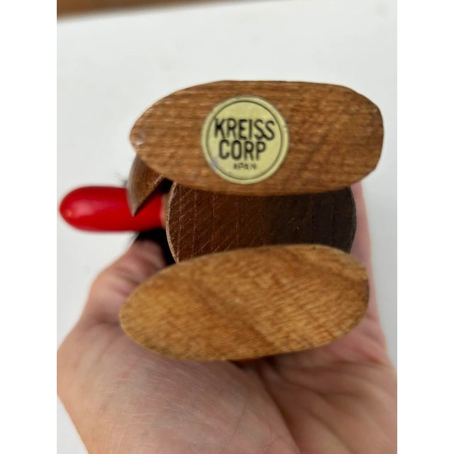 Wood Mid 20th Century Wooden Kreiss Corp Viking Figurine For Sale - Image 7 of 7