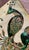 Whimsical Late 20th-Century Reverse Painted Glass Decorative Peacock Tray For Sale - Image 13 of 18