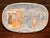 Contemporary Late 20th Century Gerry Wallace Studio Pottery Hand Built Porcelain Oval Platter Whimsical Art For Sale - Image 3 of 5