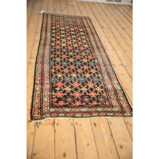 Old New House Antique Fragment Kurdish Malayer Rug Runner - 2'11" X 8'6" For Sale - Image 4 of 11