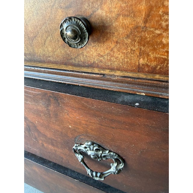Rococo Vintage Brass Drawer Pulls For Sale - Image 3 of 4