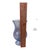 Blue Mid Century French Biot Pale Blue Bubble Glass Hurricane Candle Holder / Photophore For Sale - Image 8 of 8