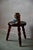Made entirely of wood, this rustic stool looks like it came straight from a farmhouse or mountain chalet. The tripod legs...