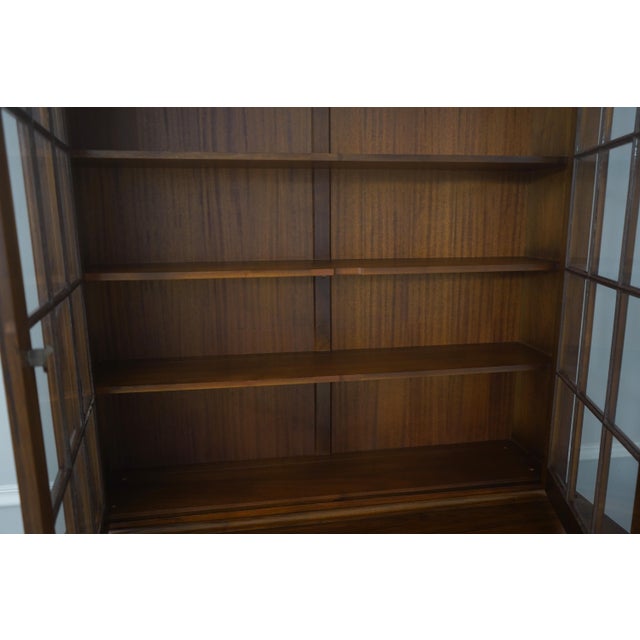 1960s Country Chippendale Hand Crafted Walnut Cupboard For Sale - Image 5 of 18