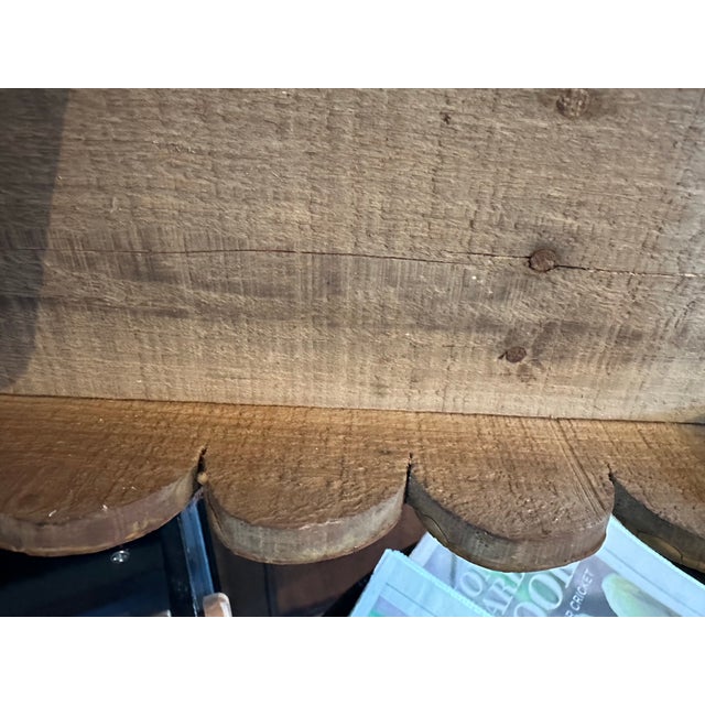 Late 19th Century Late 19th Century Antique Grain Painted Plate Shelf For Sale - Image 5 of 12