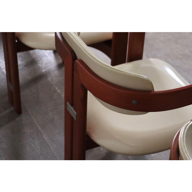 Wood Pamplona Chairs by Augusto Savini for Pozzi, Italy, 1965, Set of 6 For Sale - Image 7 of 18