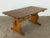 Danish Oak Extension Trestle Dining Table in the manner of Henning Kjærnulf For Sale - Image 4 of 14