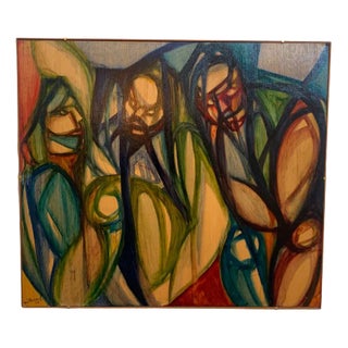 Maria Luisa Stanzani, Painting, 1978, Oil on Panel For Sale