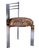 1980's Post Modern, Three Legged Chrome Milan Chairs Set/ 4 For Sale - Image 4 of 11
