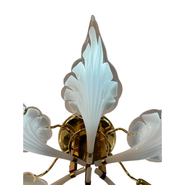 Hollywood Regency Wall Sconce in the style of Franco Luce, 1970s For Sale - Image 4 of 11