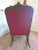 Red Antique Gooseneck Rocker With Footstool For Sale - Image 8 of 18