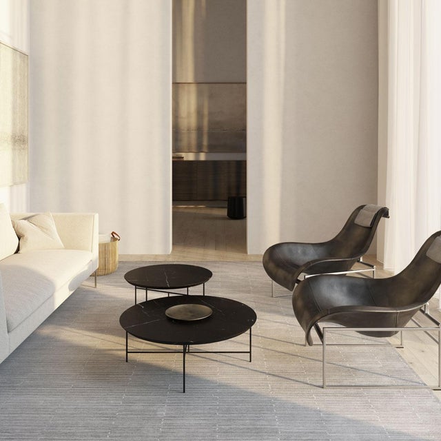 Colour: light grey – off-white Quality Code: KL101B : Tibetan 100 knots, low pile. Wool + bamboo silk. Made in Nepal.