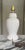 Antique White Vintage Seashell White Ginger Jar Lamp For Sale - Image 8 of 11