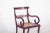 English Mahogany Armchair with Straw Seat, 1890s For Sale - Image 3 of 8