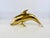 Vintage Mid-Century Brass Dolphin Sculpture For Sale In Little Rock - Image 6 of 9