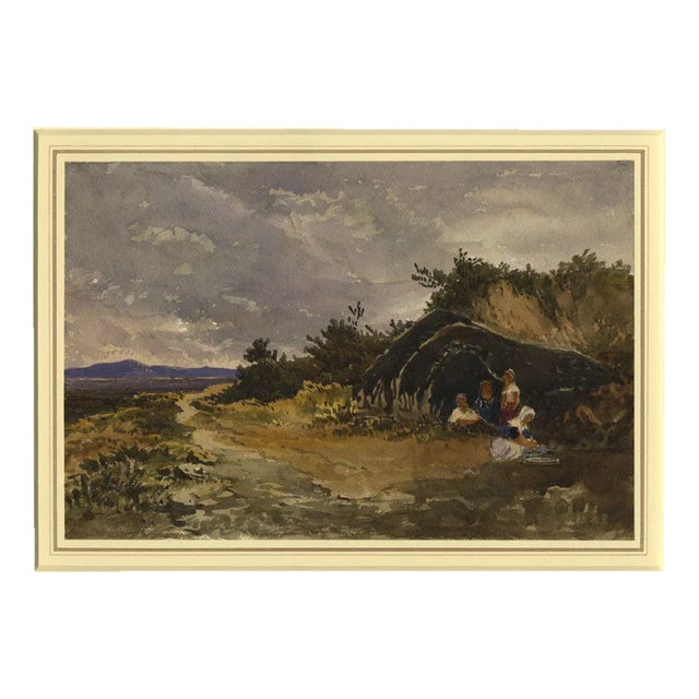 After William James Müller, Tent of Wandering Yurooks Xanthusc, 19th Century, Watercolour For Sale