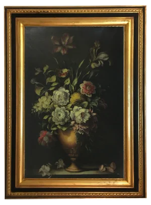 After Bosschaert, Flowers Still Life, 2008, Oil on Canvas, Framed