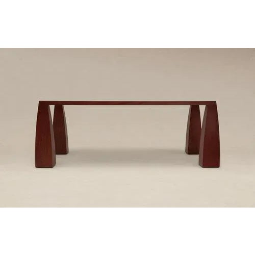 Khram Dining Table by Aède Studios Dimensions: D 100 x W 200 x H 75 cm. Materials: Figured mahogany. Available in figured...