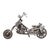 2020s New Handcrafted Recycled Metal Motorbike Sculpture | 37" X 23" | One of a Kind For Sale - Image 5 of 10