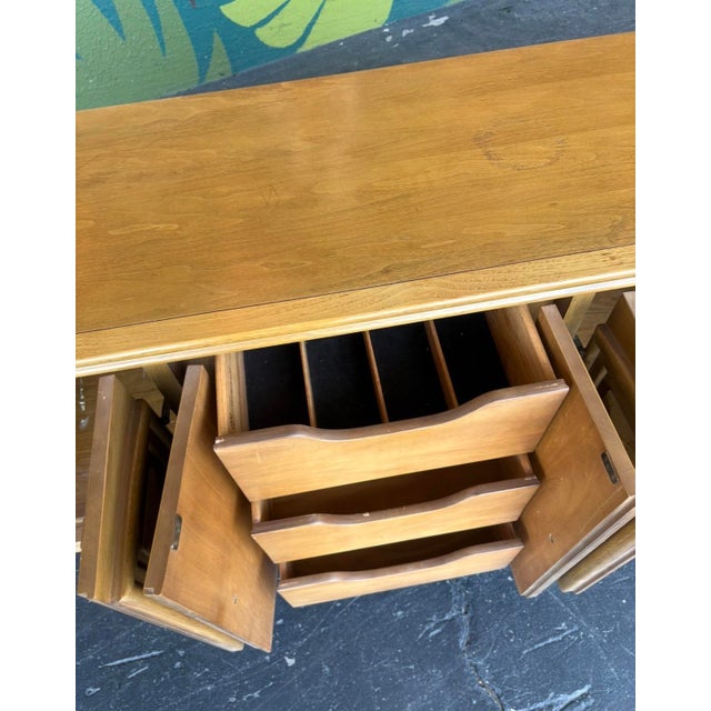 Wood Mid Century Thomasville Sideboard For Sale - Image 7 of 13