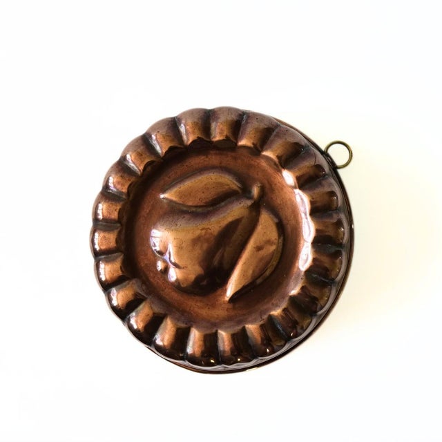 Copper Cake Mold with Pear Shape, Sweden, 1900s For Sale - Image 5 of 6