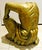 Vintage Gilded Carved Wood Asian Figural Side Table With Glass Top Circa 1980s For Sale In Miami - Image 6 of 15