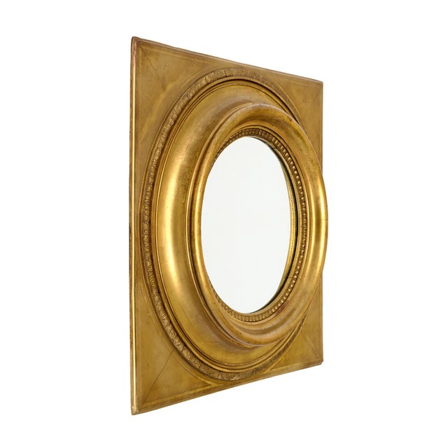 French Antique, Impressive Gold Leafed Mirror, Circa 1920 For Sale - Image 4 of 9