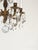 1960s Share Antique Teeny Tiny Twinkling 5 Arm 5 Light Brass Cut Lead Crystal Chandelier ~ Rewired ~ Restored ~ Rejuvenated ~ Ready to Hang ~ For Sale - Image 5 of 12