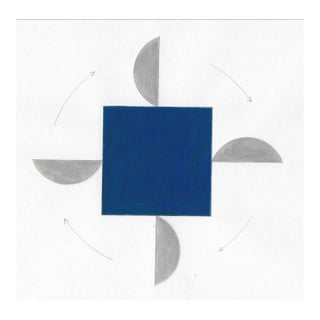 1990 Jerry Shuttle Modern Abstract Painting For Sale