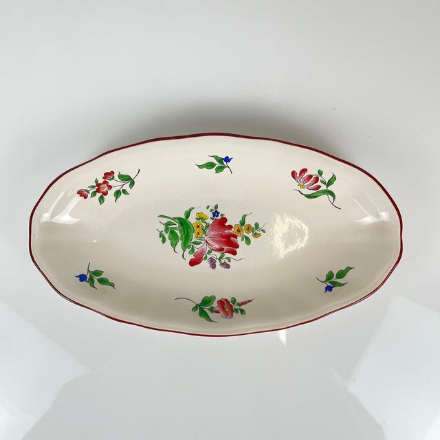 Ravier Model Reverbère Dish from KG Lunéville, 1980s For Sale - Image 6 of 6